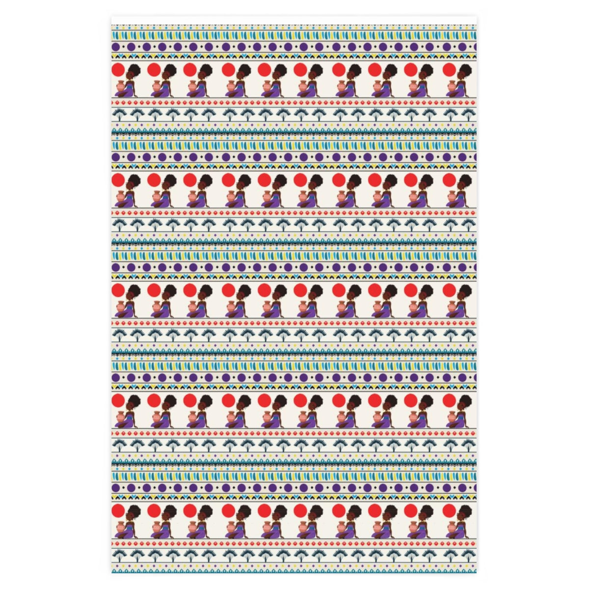 At The Sunset - Single Sided Gift Wrapping Paper Roll