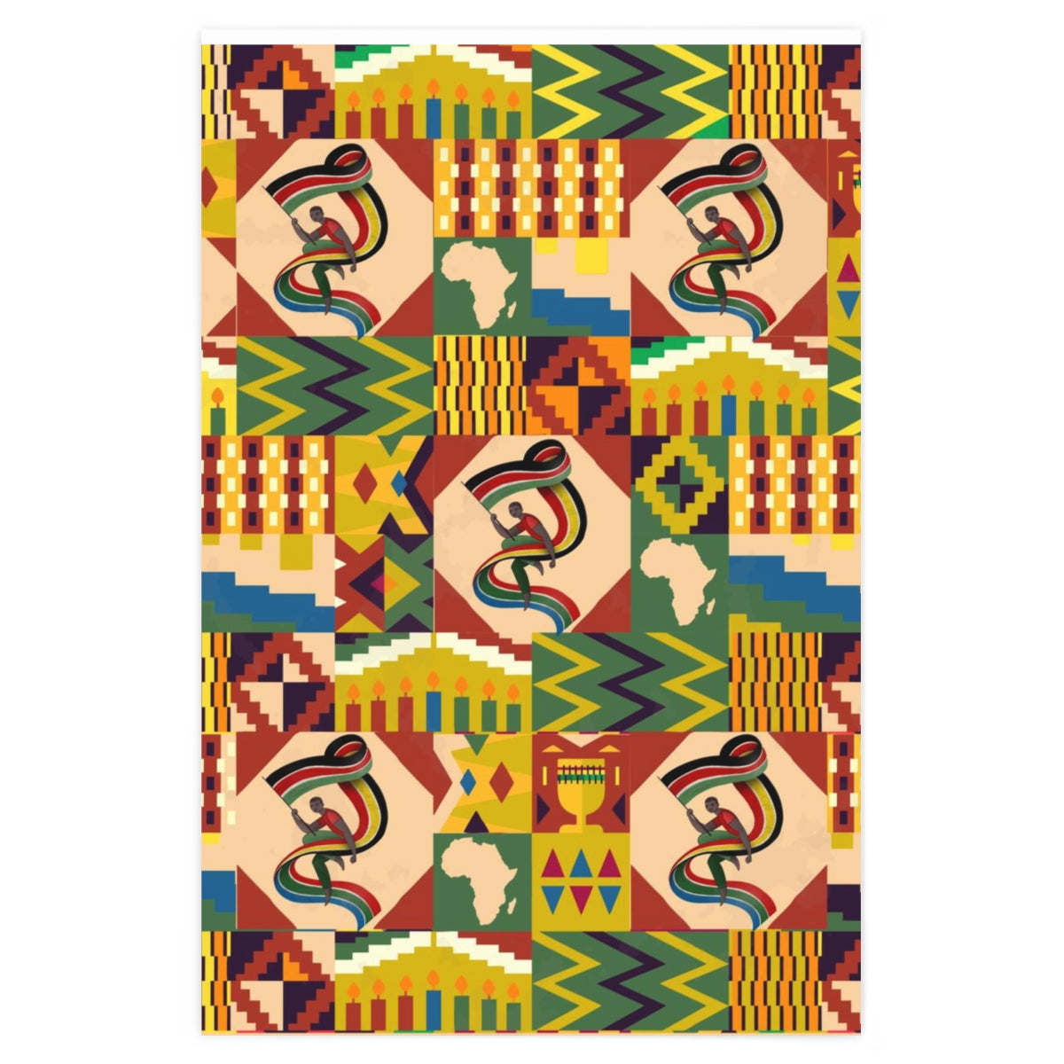 Independence Day - Single Sided Gift Wrapping Paper Roll