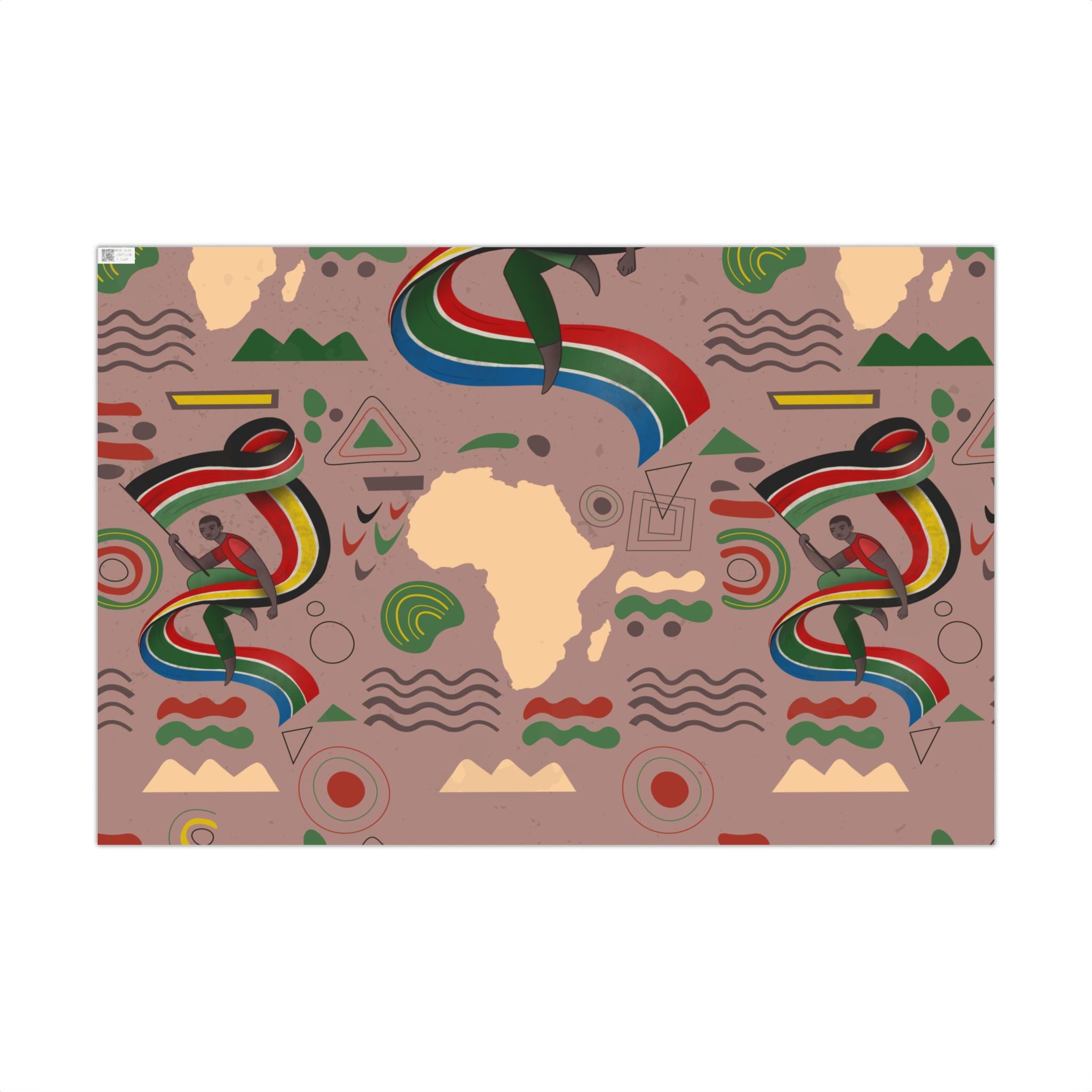 African Independence Day – Premium Gift Wrap Paper Sheets