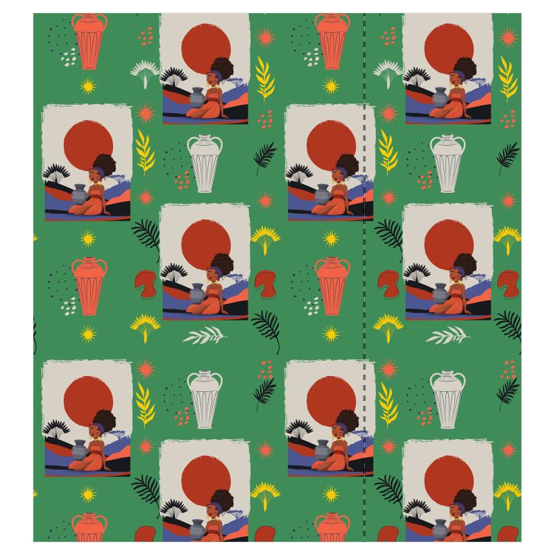 At the Sunset Portrait – Premium African Wallpaper