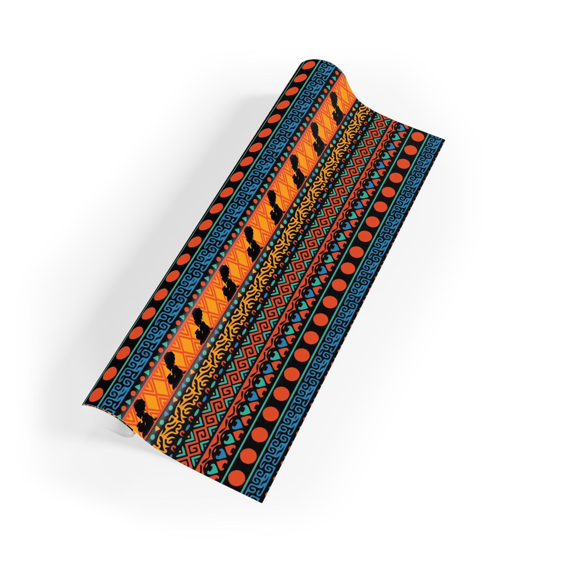Vibrant African Gift Wrap Roll, Unique Decorative Paper for Holidays, Birthdays, Special Occasions, Festive Gifts, Eco-Friendly Packaging