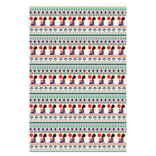 At The Sunset - Single Sided Gift Wrapping Paper Roll