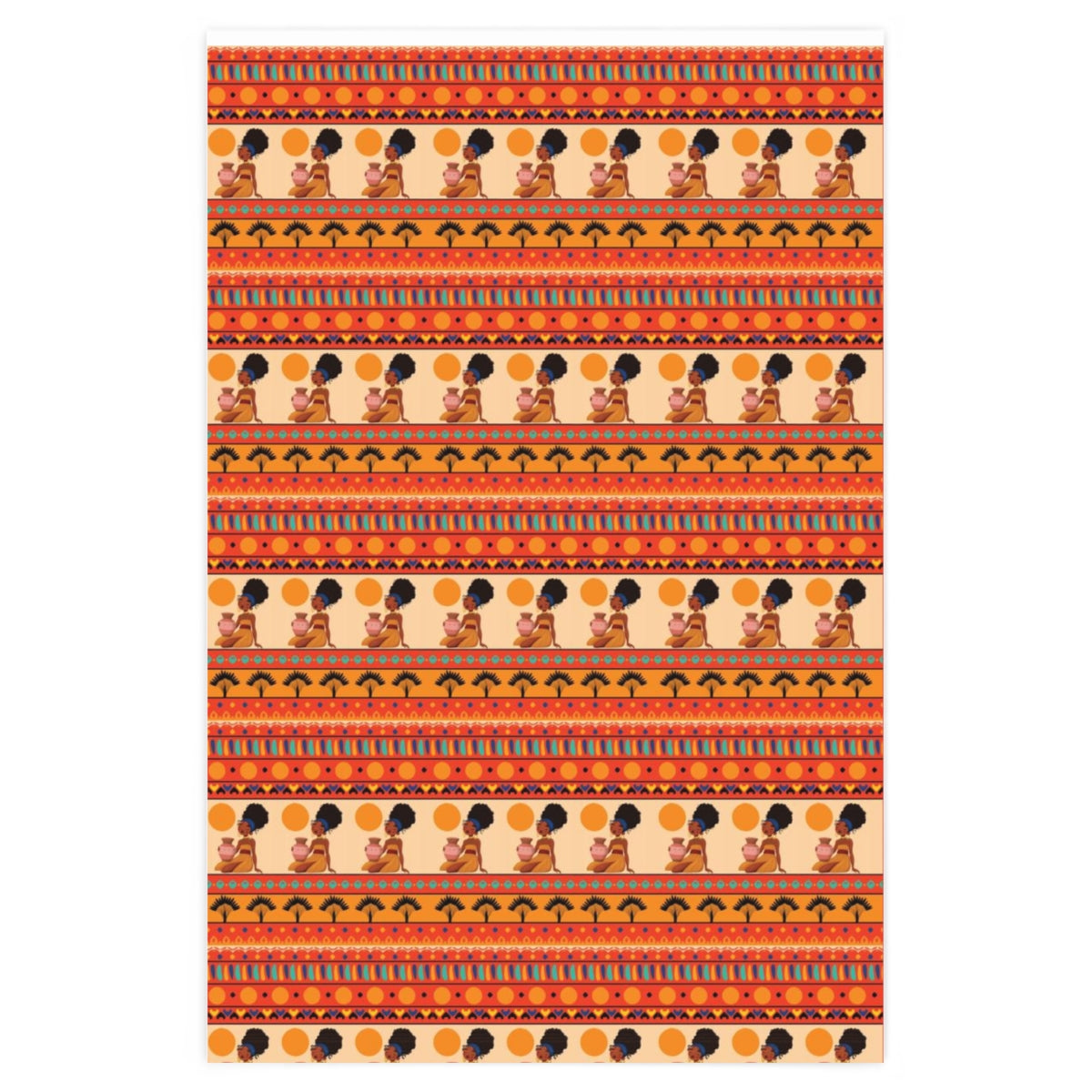 At The Sunset - Single Sided Gift Wrapping Paper Roll