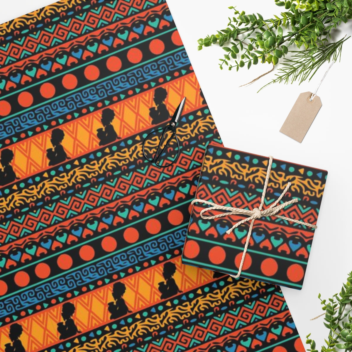 At The Sunset - Single-Sided Wrapping Paper – Yalik