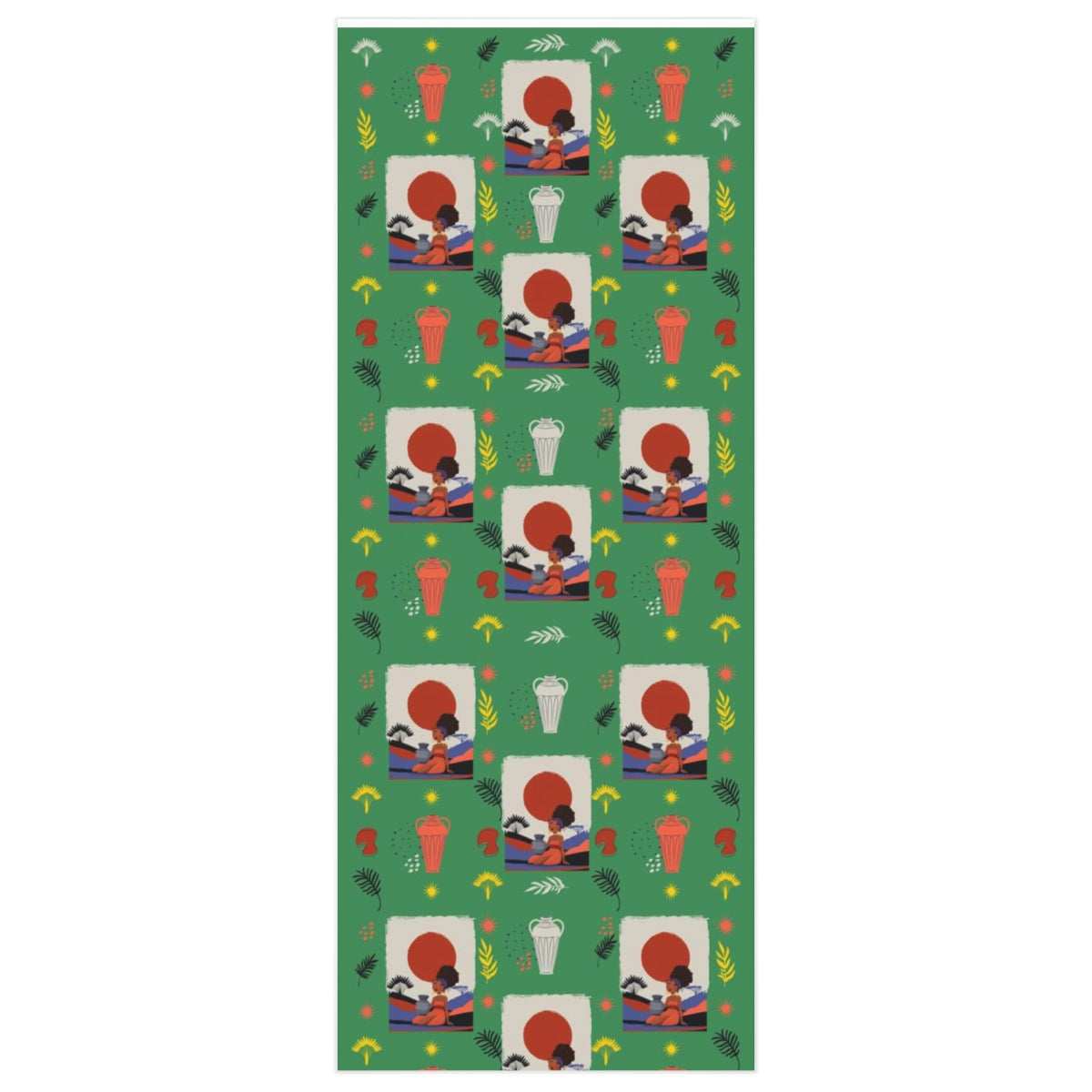 At The Sunset - Single Sided Gift Wrapping Paper Roll